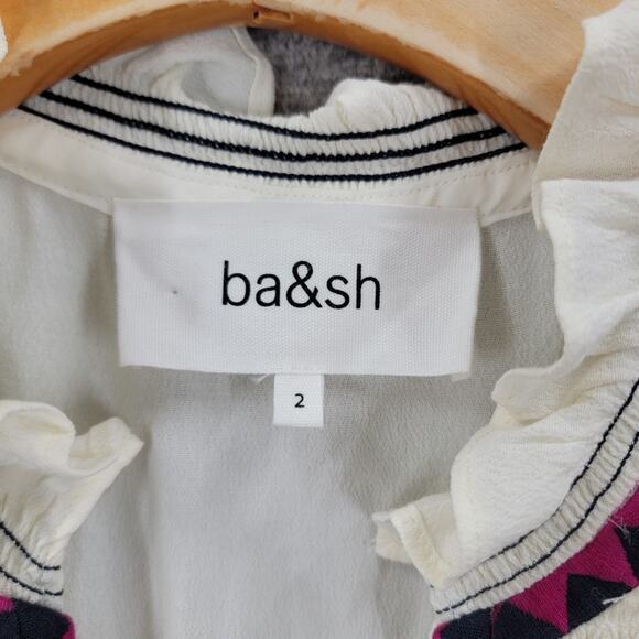 BA&SH TRACY BOHEMIAN CHIC BLOUSE, SIZE 2, NWT - Picture 5 of 9